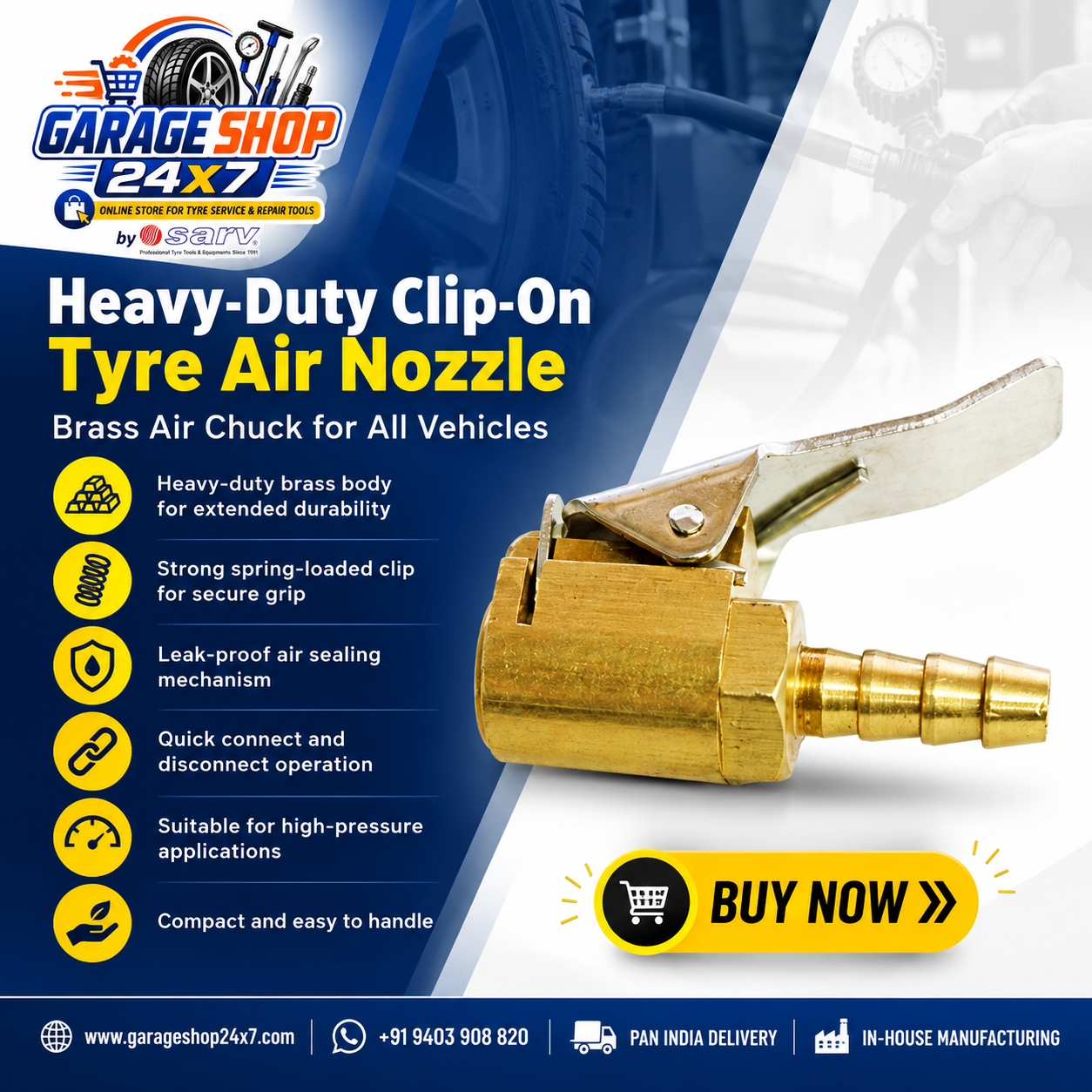 Tyre Air Nozzle - 1