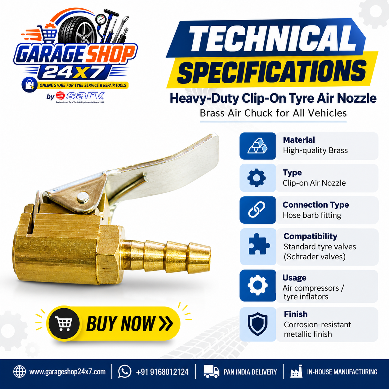 Tyre Air Nozzle - 2