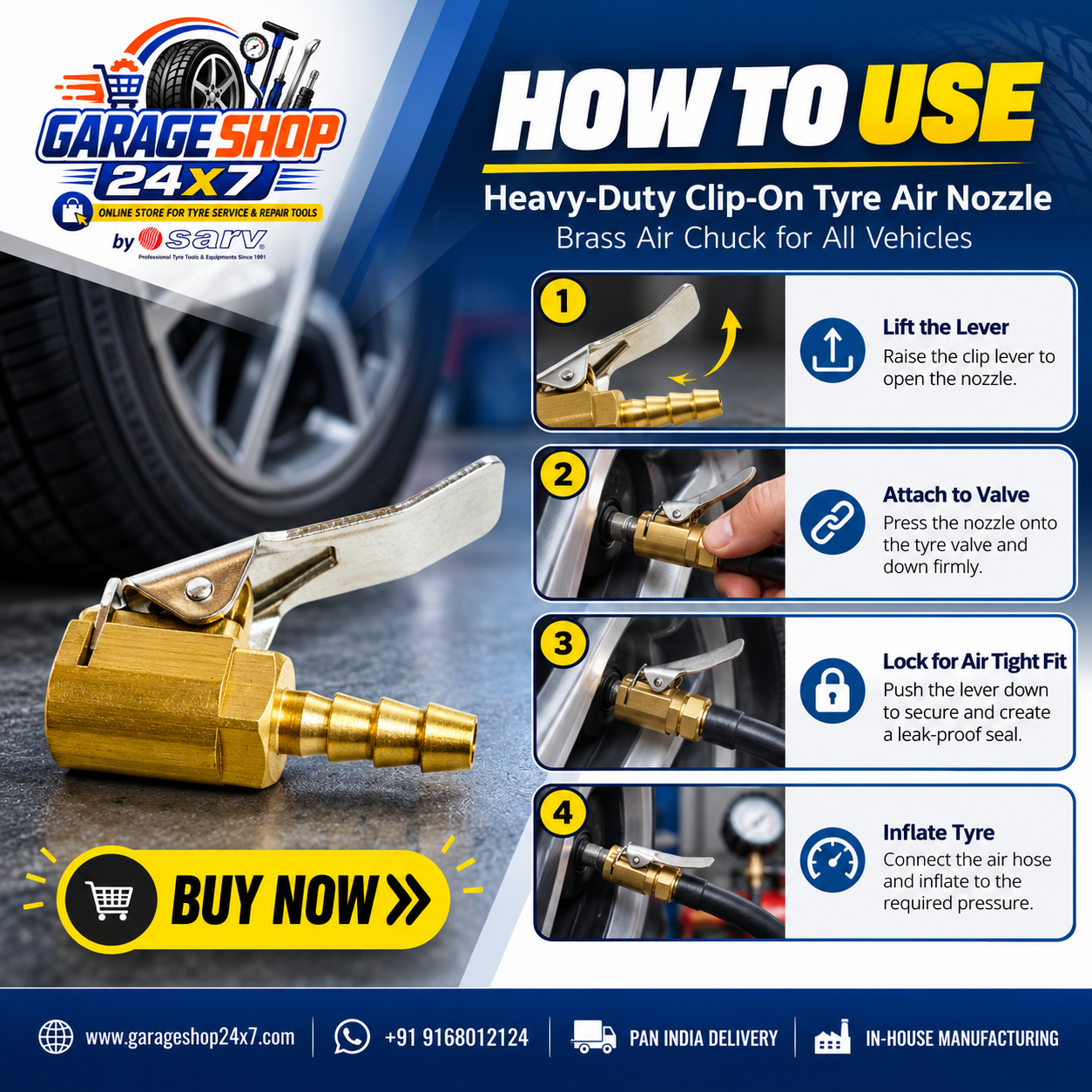 Tyre Air Nozzle - 4