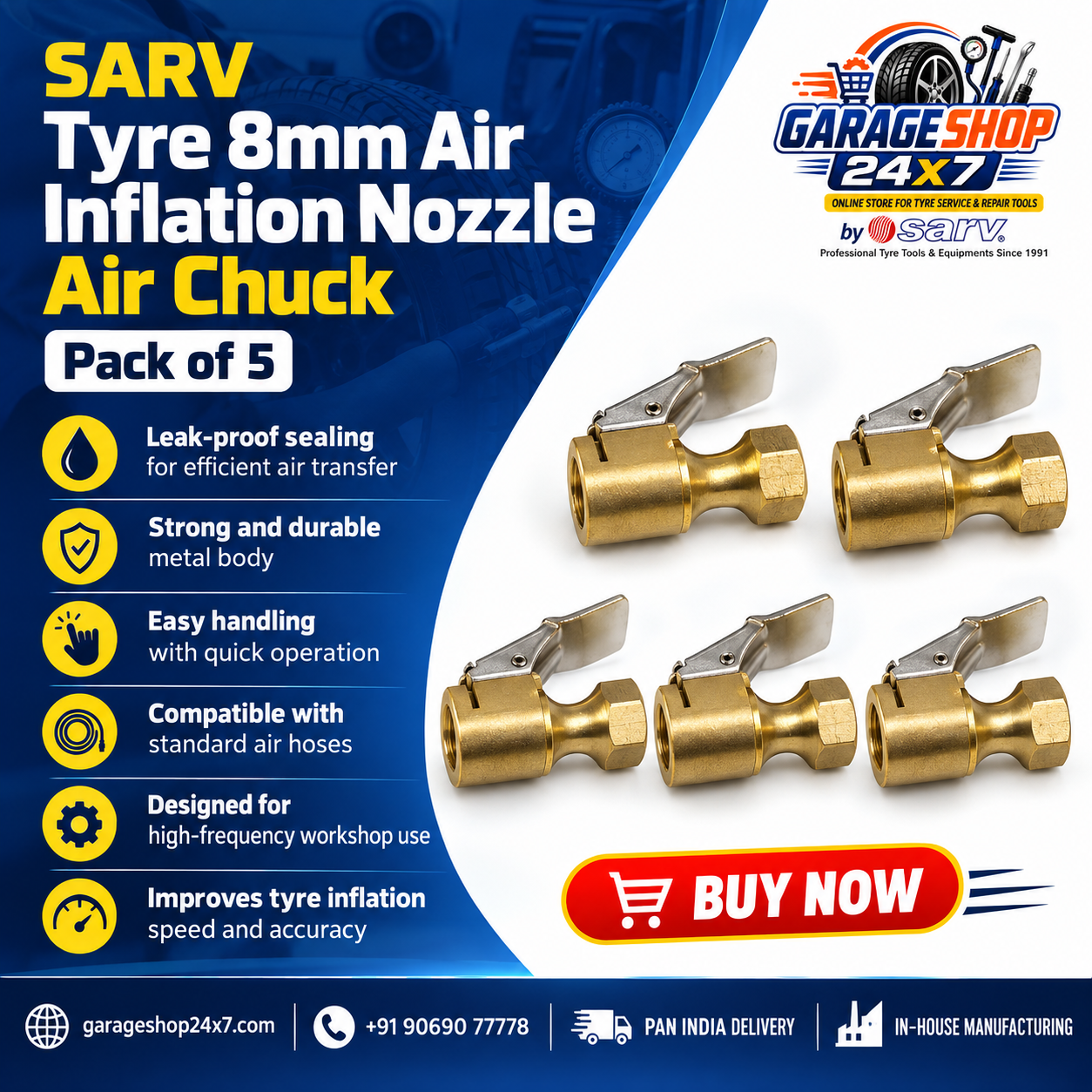 Air Chuck 8mm - 1
