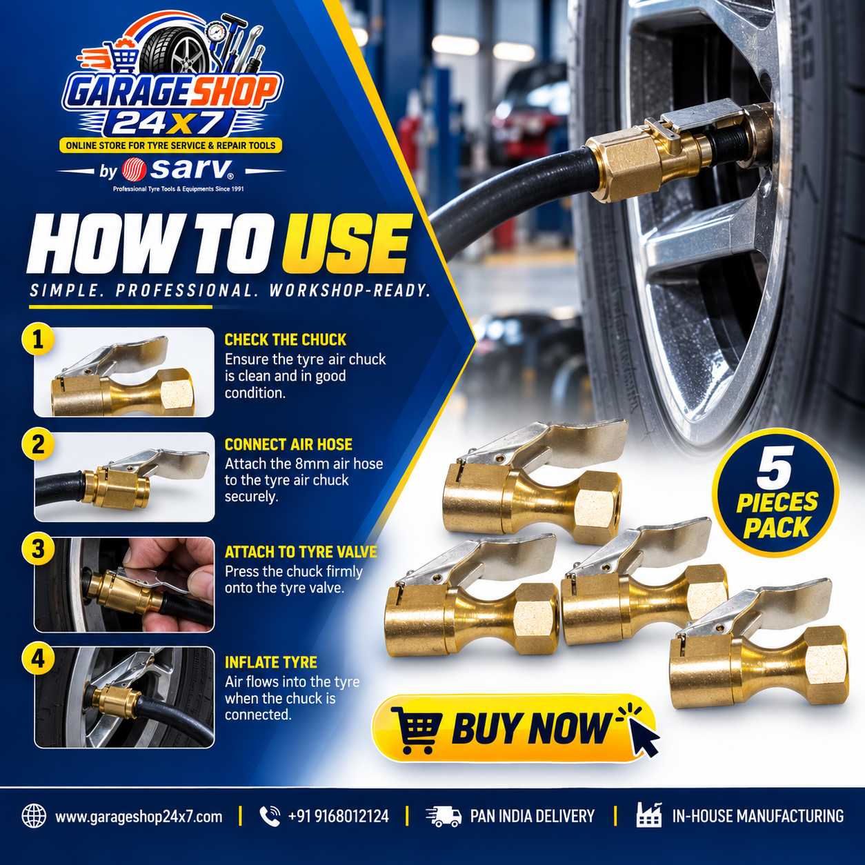 Air Chuck 8mm - 4