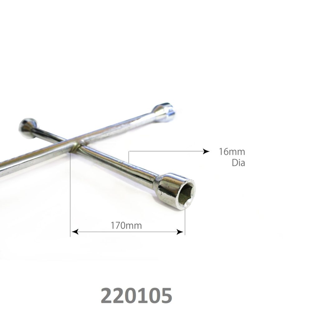 SARV Universal 4 way Cross Hex ,Wheel Nut Wrench 17mm X19mmx22mmx13/16″ ,Combination mm & SAE lug wrench