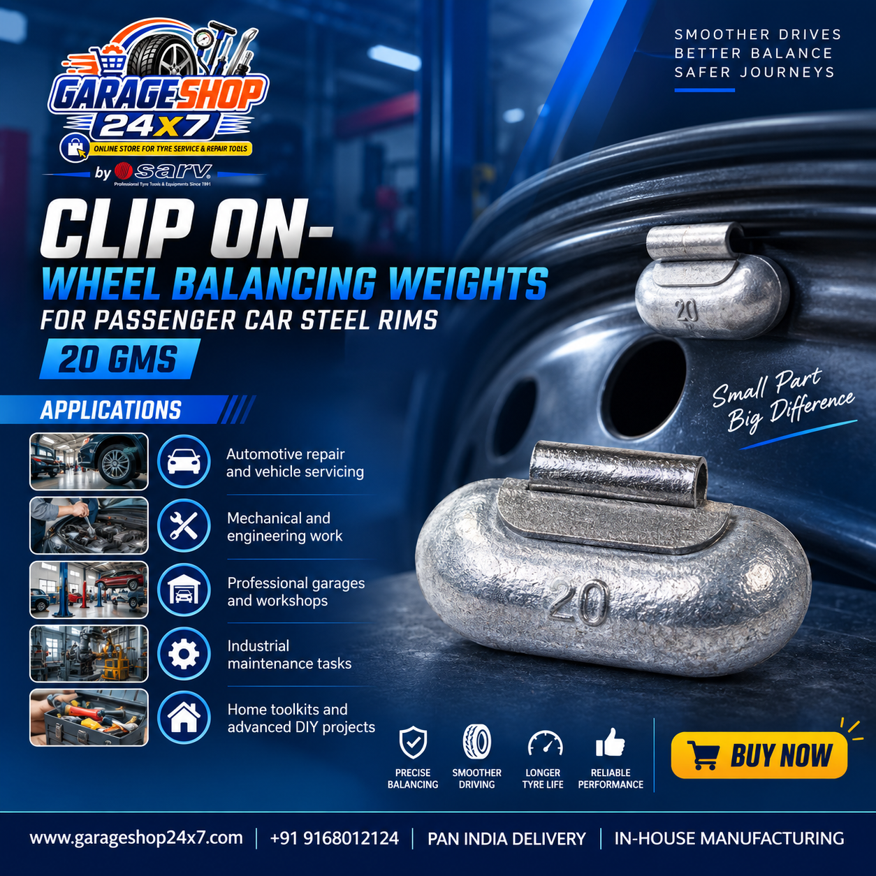 Clip-on 20gm - 3