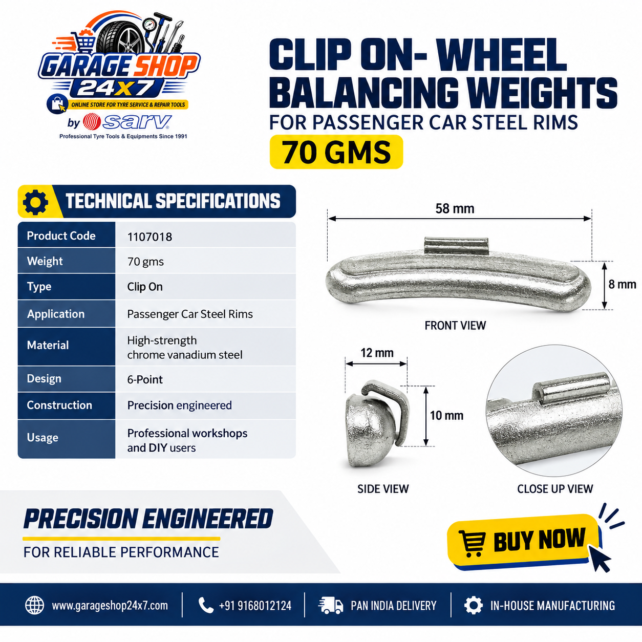 Clipon 70gm - 2