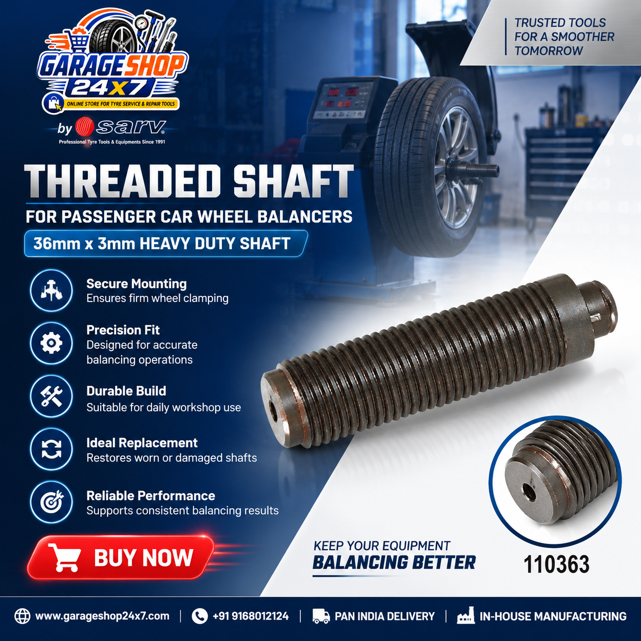 Threaded Shaft - 1