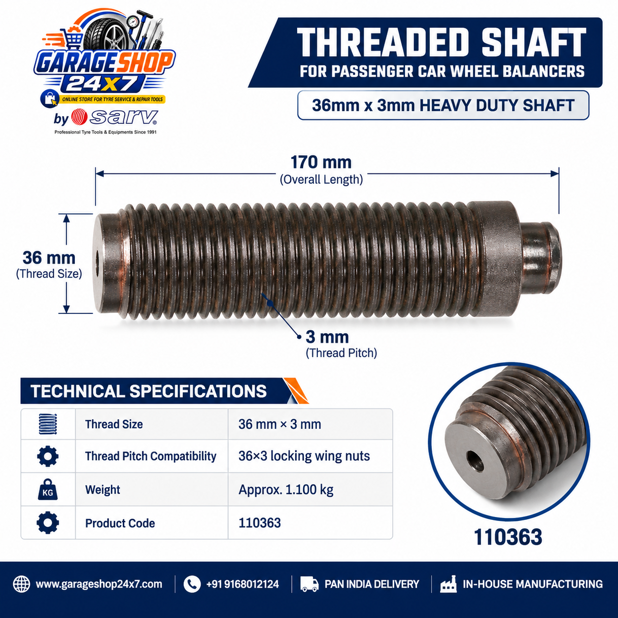 Threaded Shaft - 2