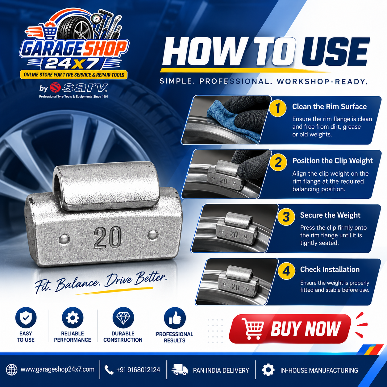 Wheel Balancing 20g - 4
