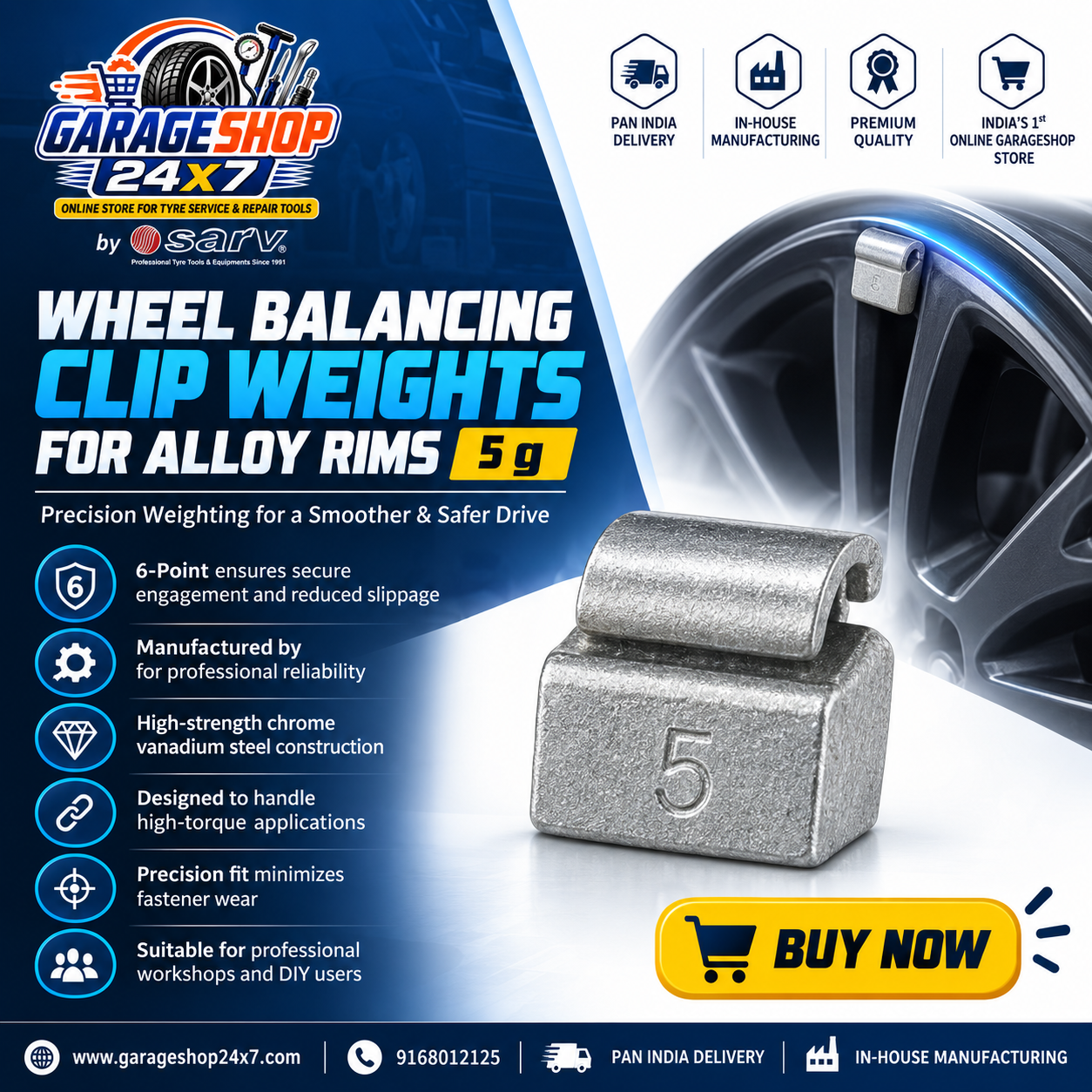 Wheel Balancing Clip - 1