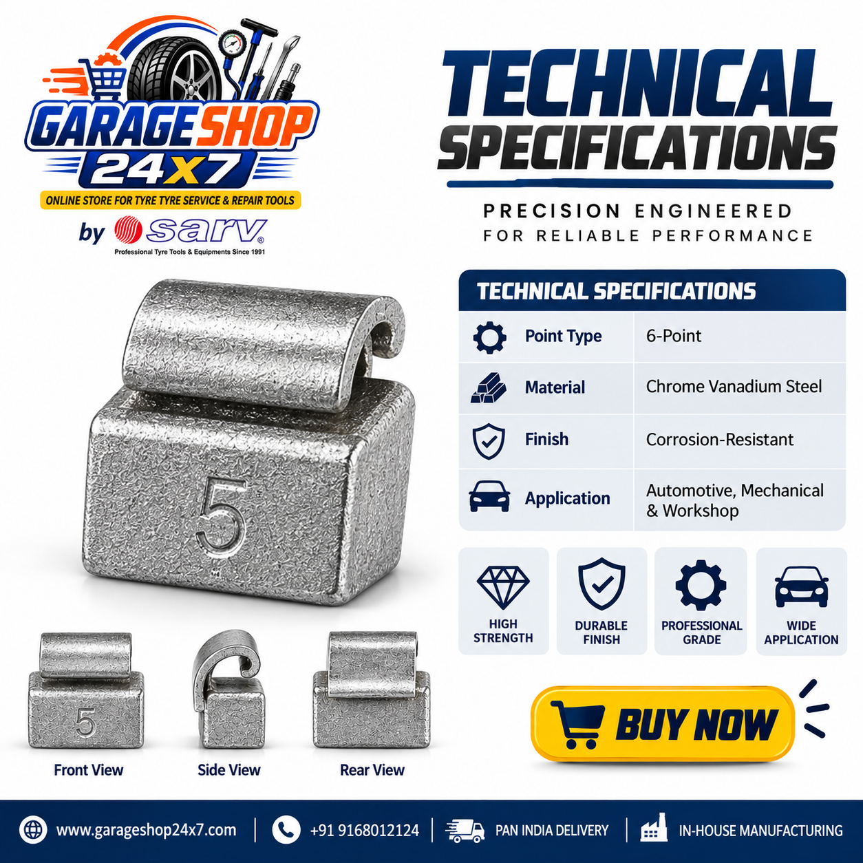 Wheel Balancing Clip - 2