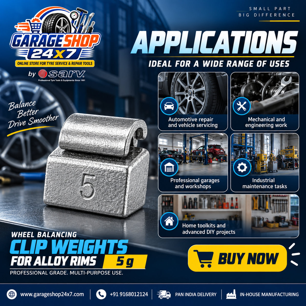 Wheel Balancing Clip - 3