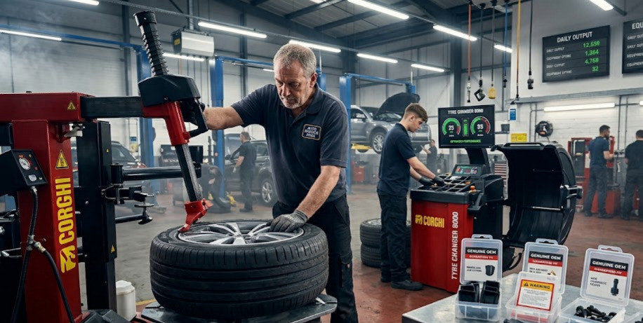 Why Genuine Tyre Changer Spare Parts Boost Workshop Efficiency