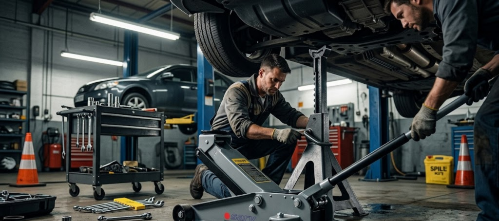 Hydraulic Floor Jacks and Axle Stands