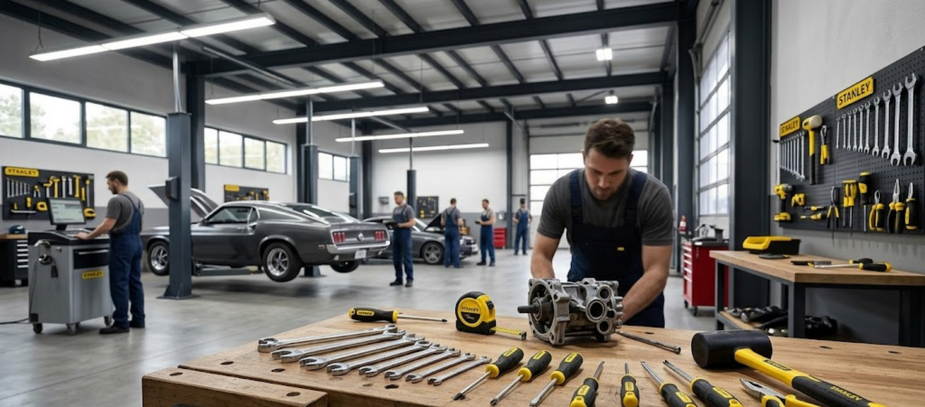Best Stanley Workshop Tools for Modern Garages & Auto Shops