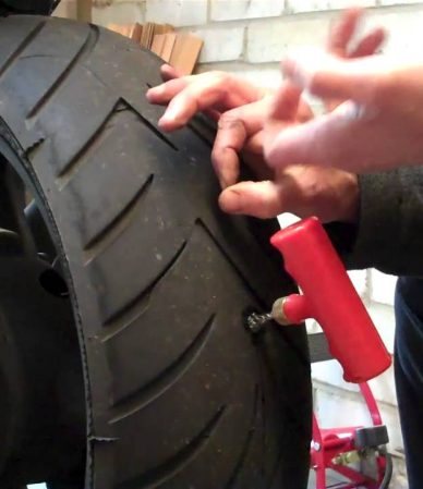 motorcycle puncture repair
